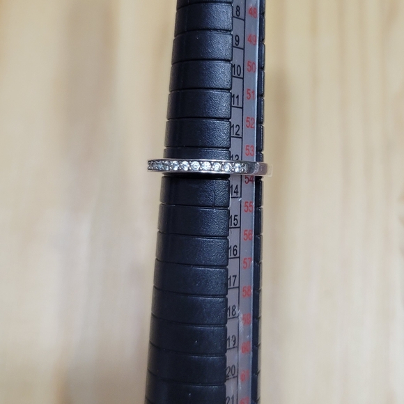 Eternity Silver Stackable Ring GUC - Picture 4 of 10